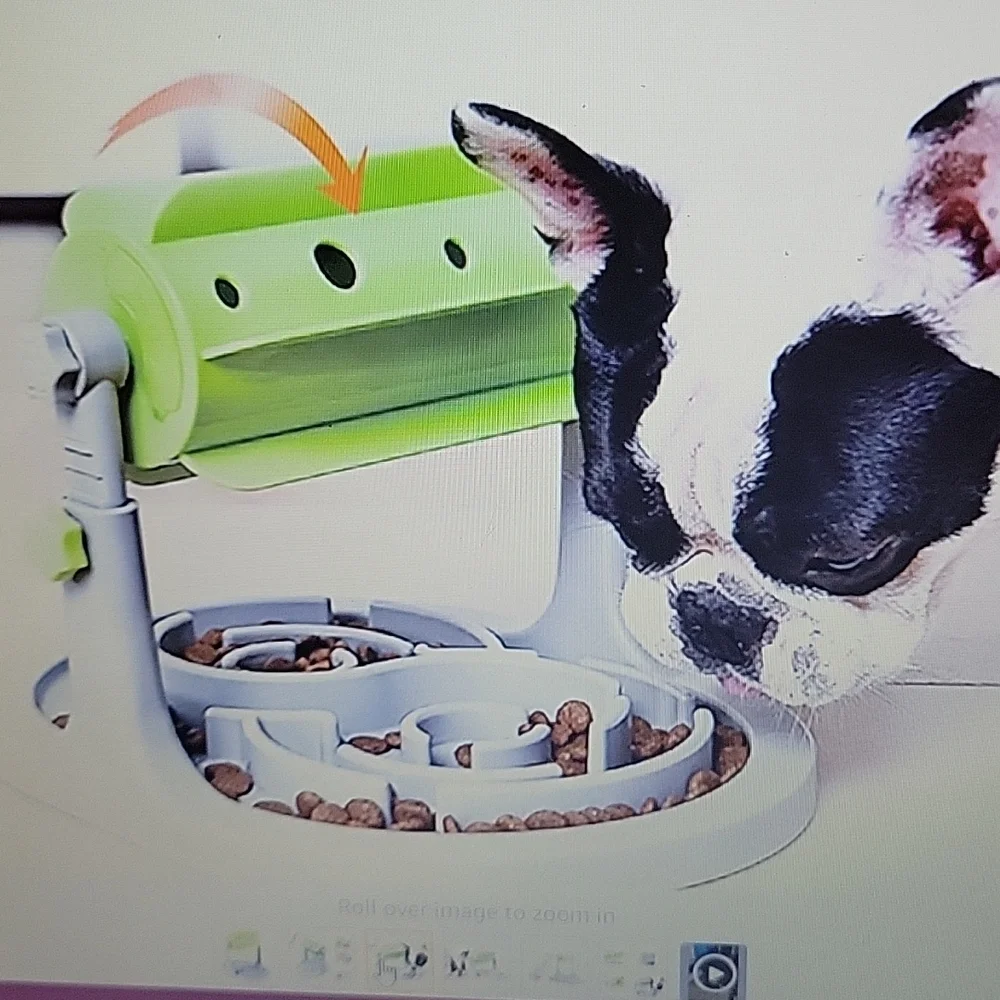Companet interactive dog cat Slow Feeder Food Puzzle Small Medium Green …NEW